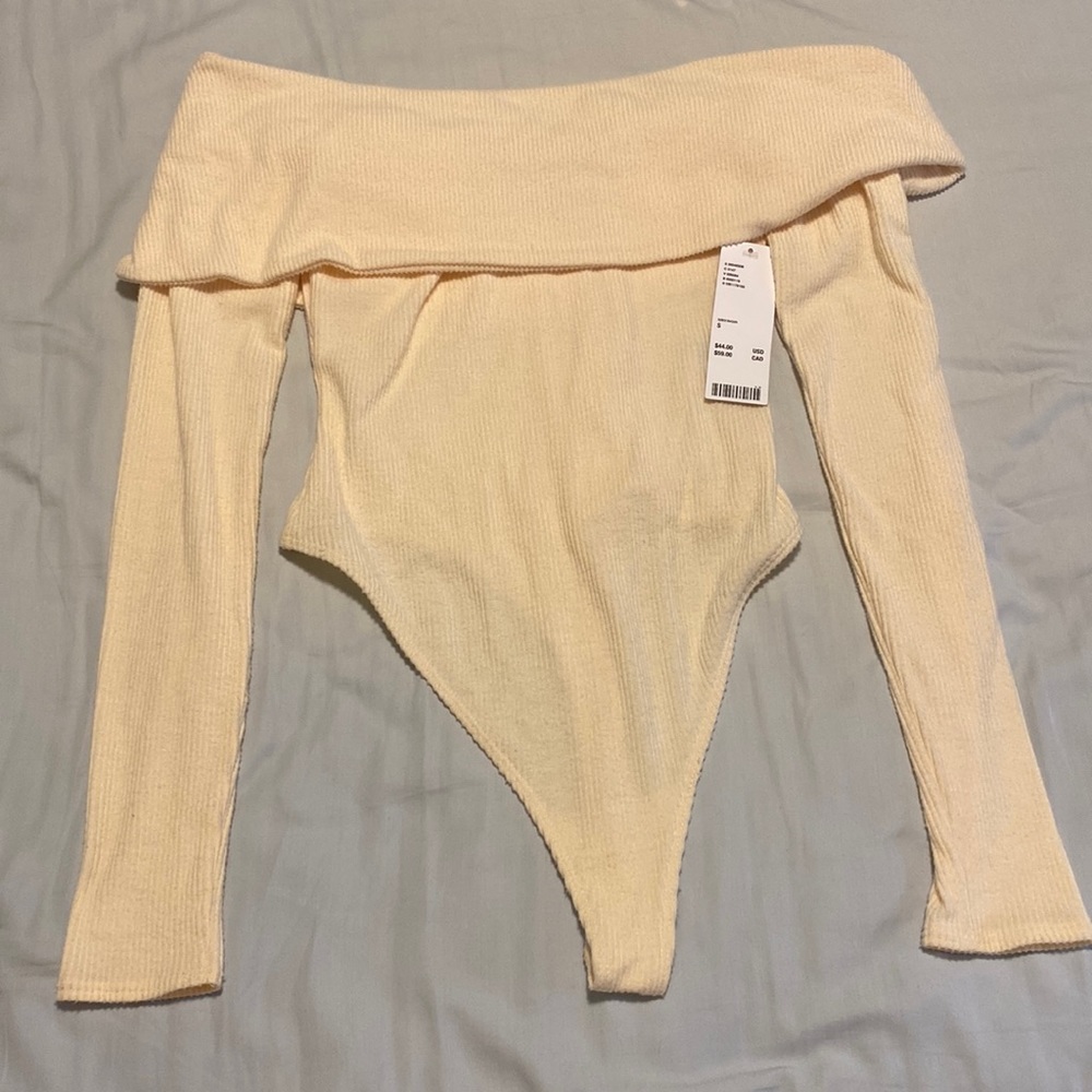 Urban outfitters off the shoulder bodysuit